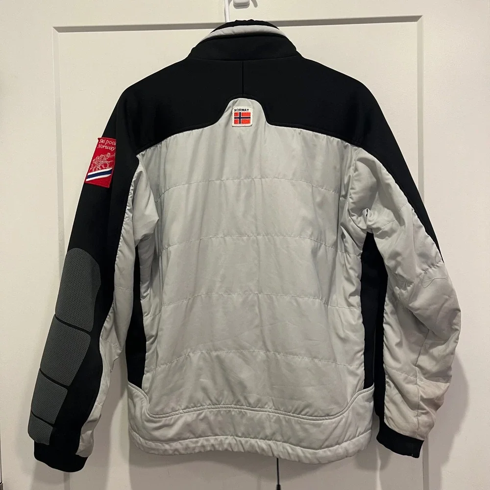 Phenix 2006 Norway Alpine Ski Team Full‎ Zip Jacket Mens  Grey Black EY56820S